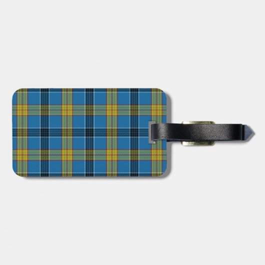 Laing Tartan Gepäckanhänger (Rückseite horizontal)