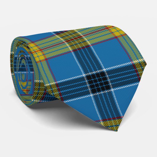 Laing Tartan Krawatte (Gerollt)