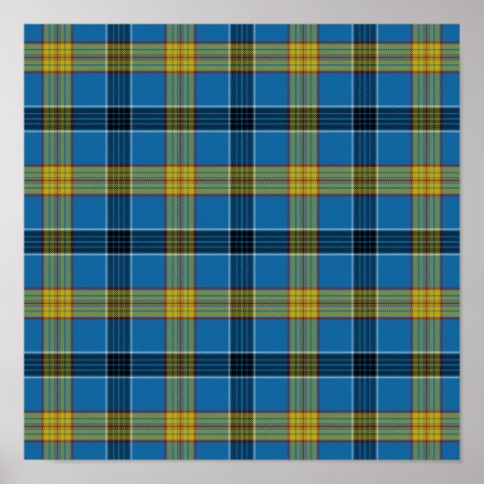 Laing Tartan Poster (Vorne)
