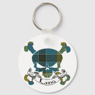 Laing Tartan-Schädel Schlüsselanhänger