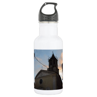 Laino Borgo Kirchen-Sonnenuntergang Edelstahlflasche