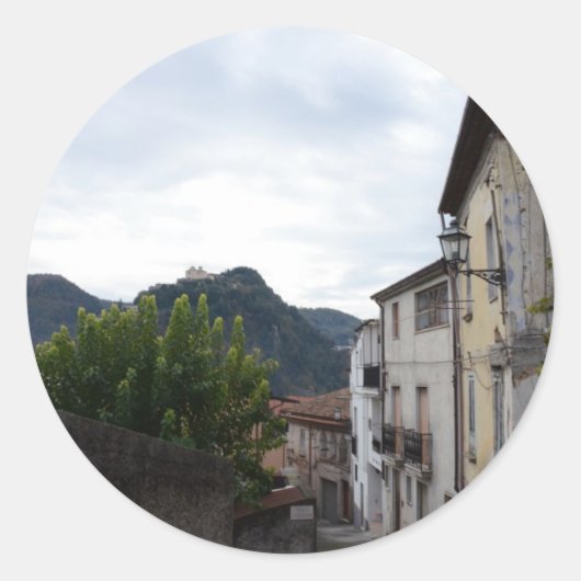 Laino Borgo Runder Aufkleber (Vorderseite)
