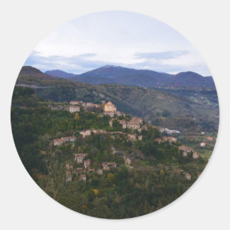 Laino Castello Kalabria Runder Aufkleber