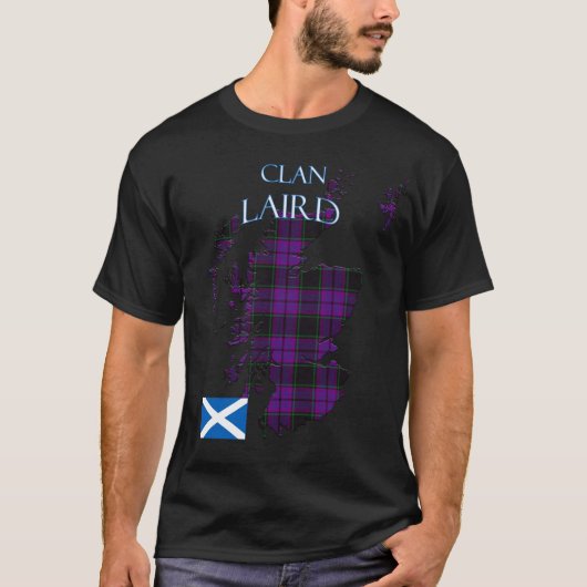 Laird Scottish Clan Tartan Scotland T-Shirt (Vorderseite)
