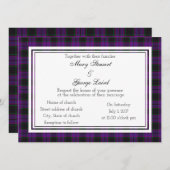 Laird Scottish Wedding Einladung (Vorne/Hinten)