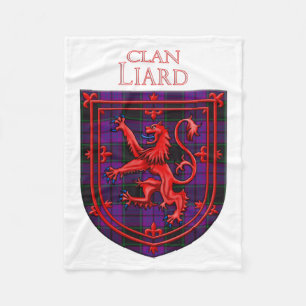 Laird Tartan Scottish Kariert Lion Rampant Fleecedecke