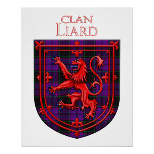 Laird Tartan Scottish Kariert Lion Rampant Poster