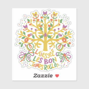 Laisser Les Bon Temps Rouler Mardi Gras 2024 Aufkleber