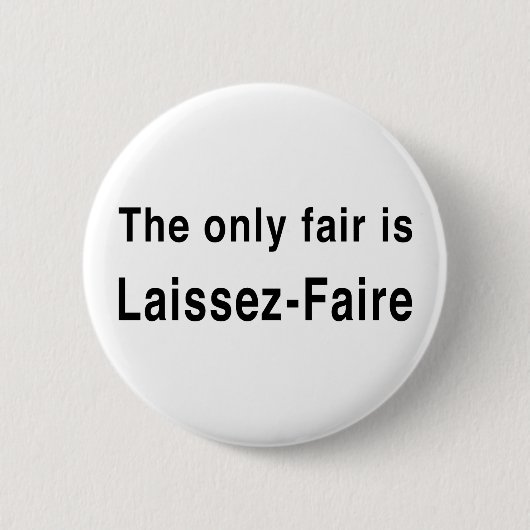 Laissez-Faire Button (Vorderseite)