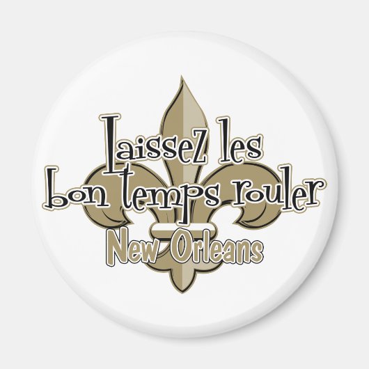 Laissez le bon temps rouller magnet (Vorne)