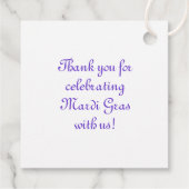 Laissez Les Bon Temps Rouler! Geschenkanhänger (Rückseite)