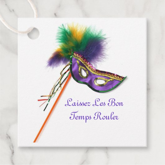 Laissez Les Bon Temps Rouler! Geschenkanhänger (Vorderseite)