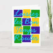 Laissez les Bon Temps Rouler Karte (Vorderseite)
