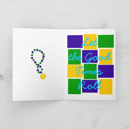 Laissez les Bon Temps Rouler Karte (Innenseite)