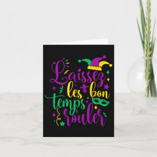 Laissez Les Bon Temps Rouler Mardi Gras 2024 New O Karte