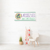 Laissez Les Bon Temps Rouler Mardi Gras King Cake Banner (Insitu)