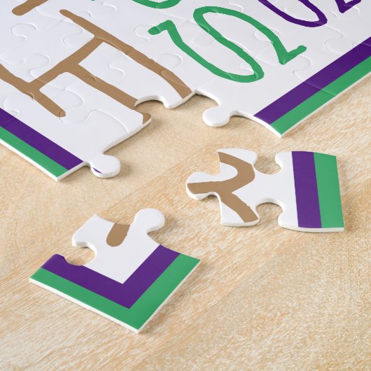 Laissez Les Bon Temps Rouler Mardi Gras King Cake Puzzle (Seite)