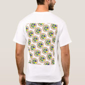 Laissez Les Bon Temps Rouler Mardi Gras King Cake T-Shirt (Rückseite)