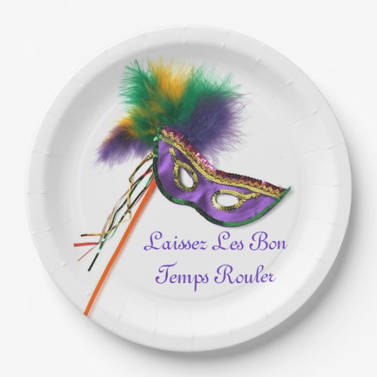 Laissez Les Bon Temps Rouler! Pappteller (Vorderseite)