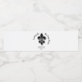 Laissez les Bon Temps Rouler Wasserflaschenetikett (Einzelnes Label)