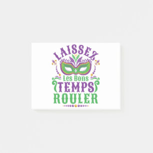 Laissez Les Bons Tempel Rouler Mardi Gras Post-it Klebezettel