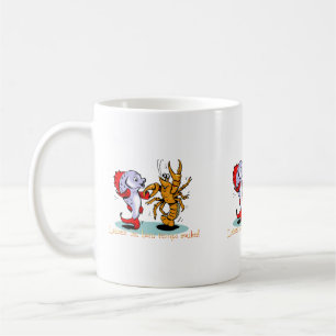 Laissez les bons temps rouler! Crawfish Mardi Gras Kaffeetasse