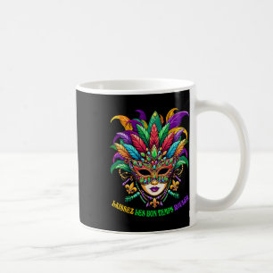 Laissez Les Bons Temps Rouler Jester Mask Beads Ma Kaffeetasse