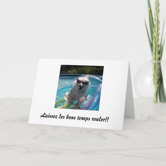 Laissez les bons temps rouler!! karte (Vorderseite)