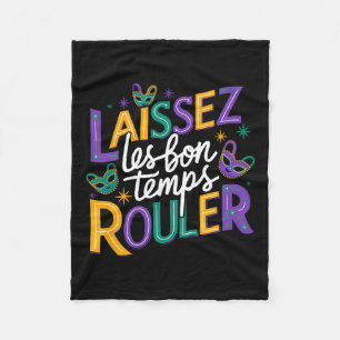 Laissez Les Bons Temps Rouler Ließ Good Times Roll Fleecedecke