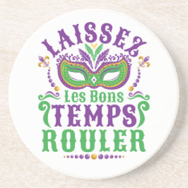 Laissez Les Bons Temps Rouler Mardi Gras Getränkeuntersetzer