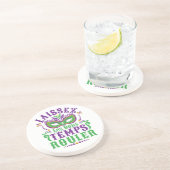 Laissez Les Bons Temps Rouler Mardi Gras Getränkeuntersetzer (Seite)