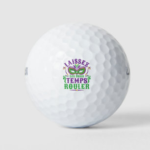 Laissez Les Bons Temps Rouler Mardi Gras Golfball