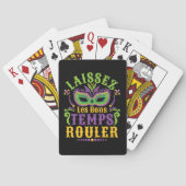 Laissez Les Bons Temps Rouler Mardi Gras Spielkarten (Rückseite)