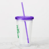 Laissez Les Bons Temps Rouler Travel Tumbler Acryltrinkbecher (Links)