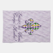 Laissez les BonsTemps Rouler Karneval Fleur d2 Küchentuch (Horizontal)