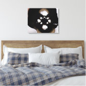 Lait de Coco Wrapped Canvas Leinwanddruck (Insitu (Schlafzimmer))