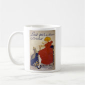 Lait pur stérilisé de la Vingeanne, Steinlen Kaffeetasse (Links)
