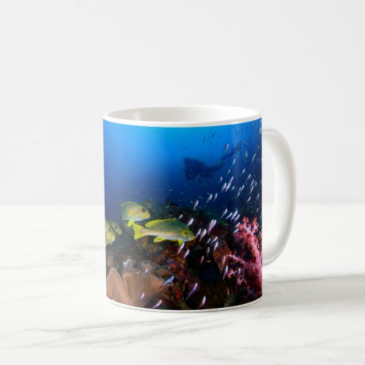 Laja Ampat Unterwasser3 Kaffeetasse (VorderseiteRechts)