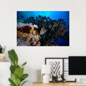 Laja Ampat Unterwasser 4 Poster (Heimbüro)