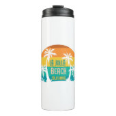 LaJolla Beach Retro Thermosbecher (Vorderseite)