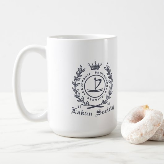 Lakan Abzeichen Kaffee Tasse (Mit Donut)
