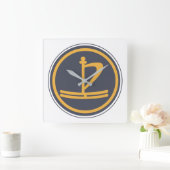 Lakan Clock Quadratische Wanduhr (Zuhause)