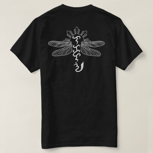 Lakas Loob Weiß T-Shirt (Design Rückseite)