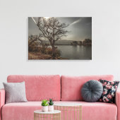 Lake 4 Canvas Print Leinwanddruck (Insitu (Wohnzimmer))
