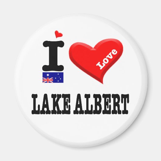 LAKE ALBERT - I LIEBE MAGNET (Vorne)