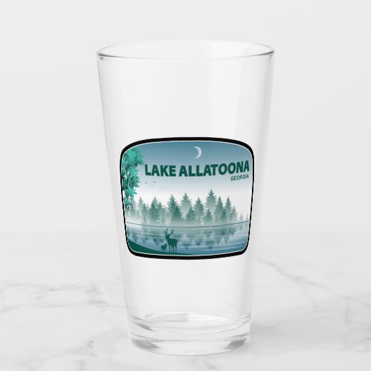 Lake Allatoona Georgia Deer Glas (Vorderseite)