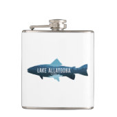 Lake Allatoona Georgia Fish Flachmann (Vorderseite)