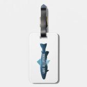 Lake Allatoona Georgia Fish Gepäckanhänger (Rückseite vertikal)