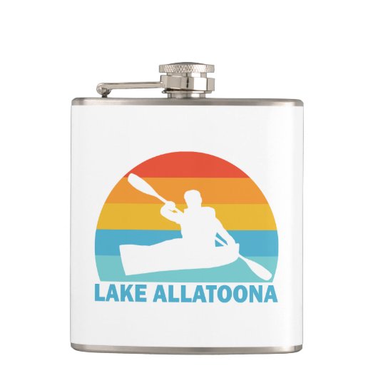 Lake Allatoona Georgia Kayak Flachmann (Vorderseite)