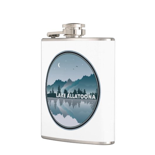 Lake Allatoona Georgia Reflection Flachmann (Links)